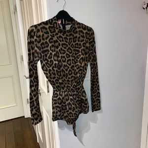 Agent provocateurs leopard bodysuit XS